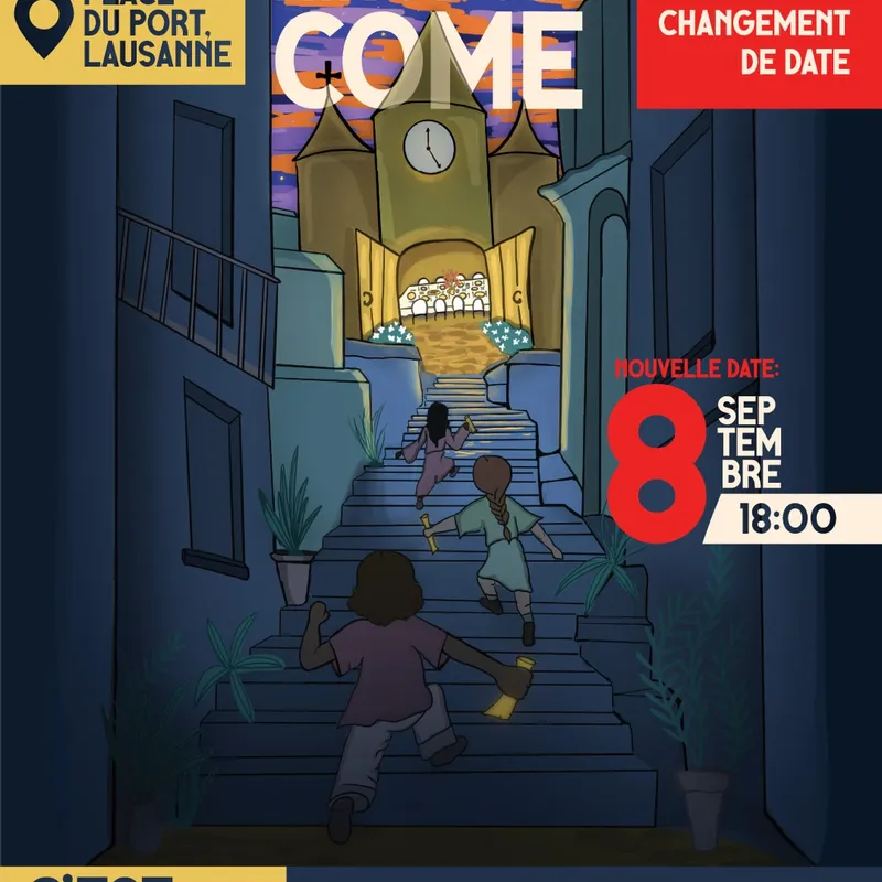 Notre « Kingdom Come » a une nouvelle date ! đ
Nous avons hĂąte de vous retrouver demain, mardi 8 septembre, Ă la Place du Port Ă Lausanne !
Venez passer un beau moment de partage, de musique et de convivialitĂ© autour dâun bon repas. â€ïž
Si vous avez des questions, nâhĂ©sitez pas Ă laisser un commentaire, et nous vous rĂ©pondrons avec plaisir !
Que votre lundi soit bĂ©ni ! đ