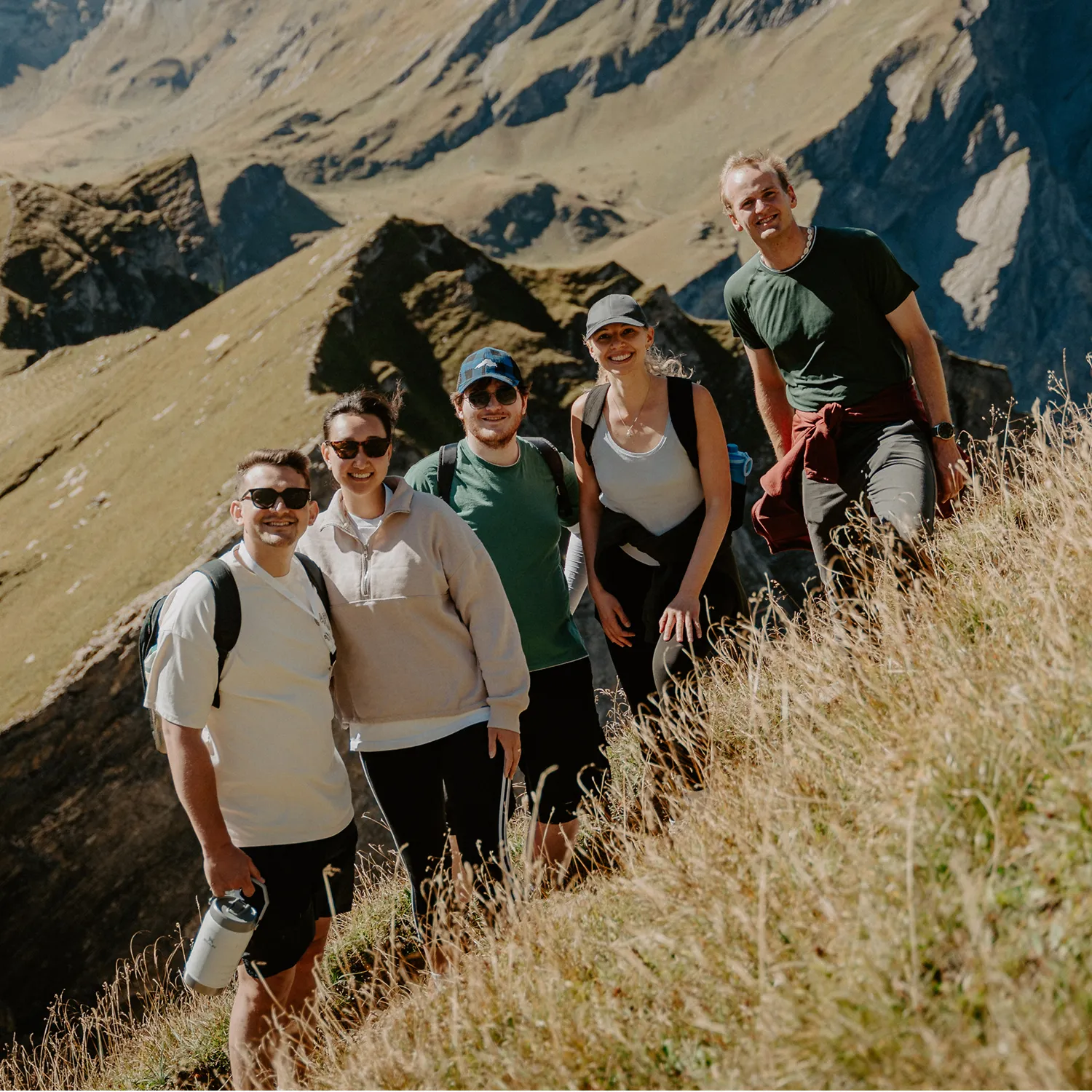 YWAM staff in the swiss mountains